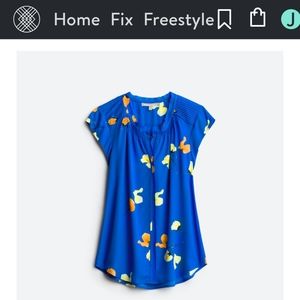 Daniel Rainn Bernal Split Neck Blouse